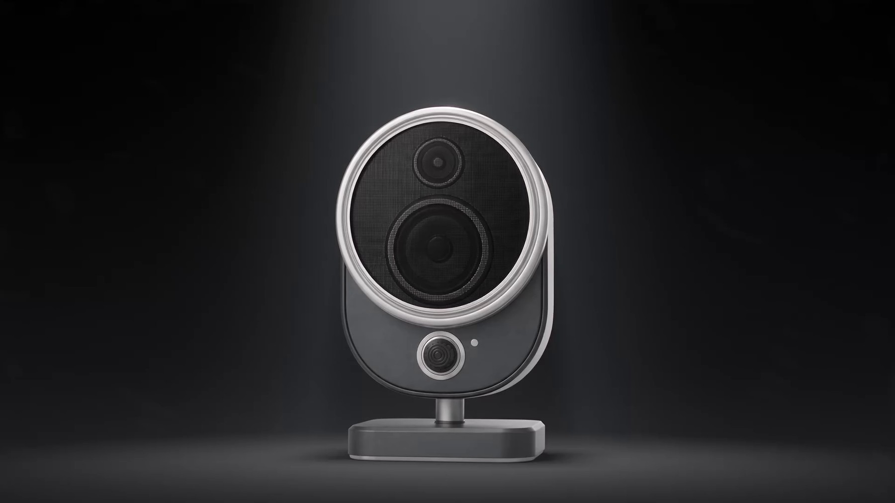 AI 生成的音箱展示镜头封面帧